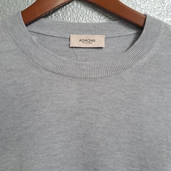 $1,300 Agnona NWT Cashmere & Silk Pullover Sweater Size XXL ON SALE $499 - Picture 5 of 8